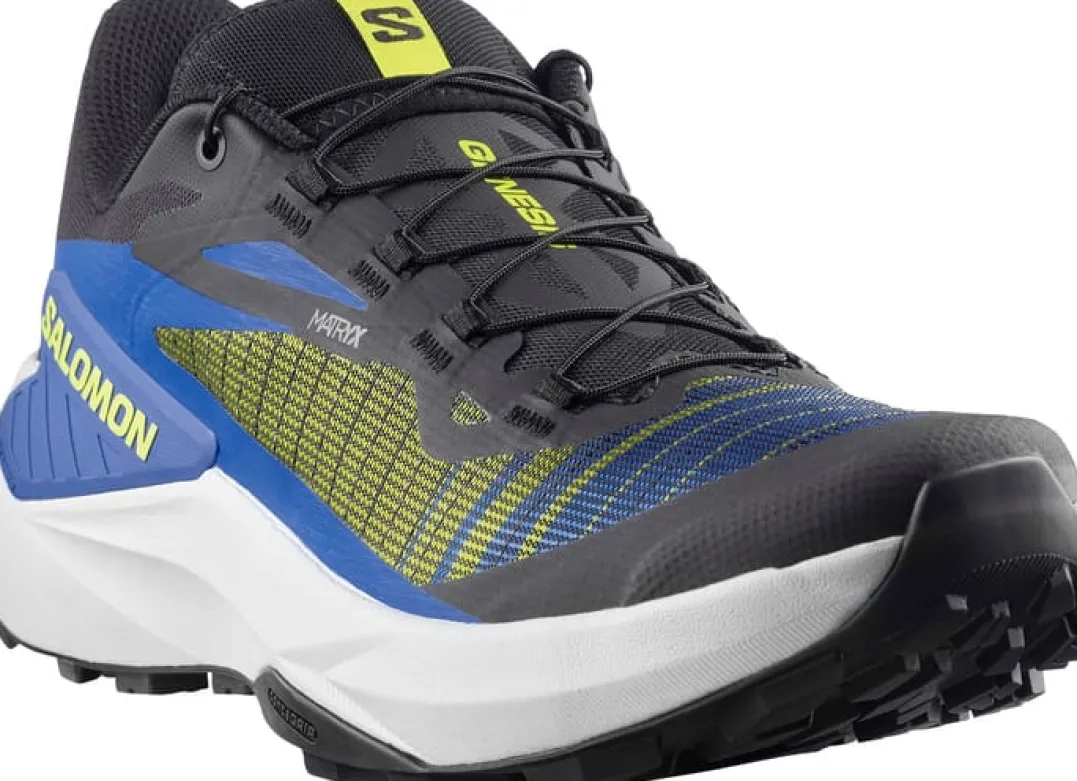 Salomon Men's Genesis Black / Acid Lime / Bluing
