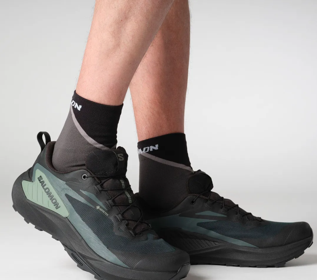 Salomon Men's Genesis GORE-TEX Black/Agave Green/Urban Chic