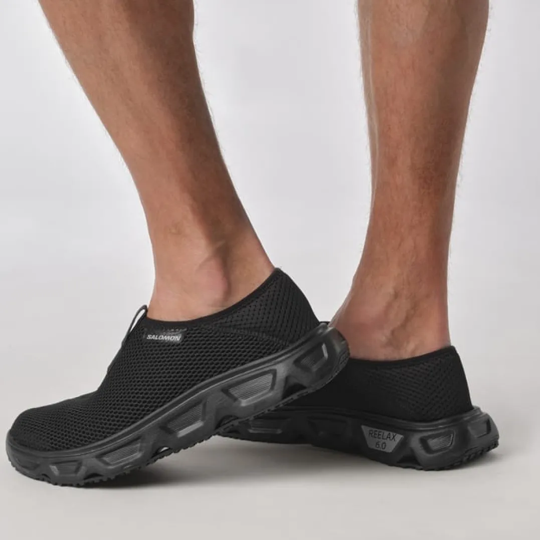 Salomon Men's Reelax Moc 6.0 Black/Black/Alloy