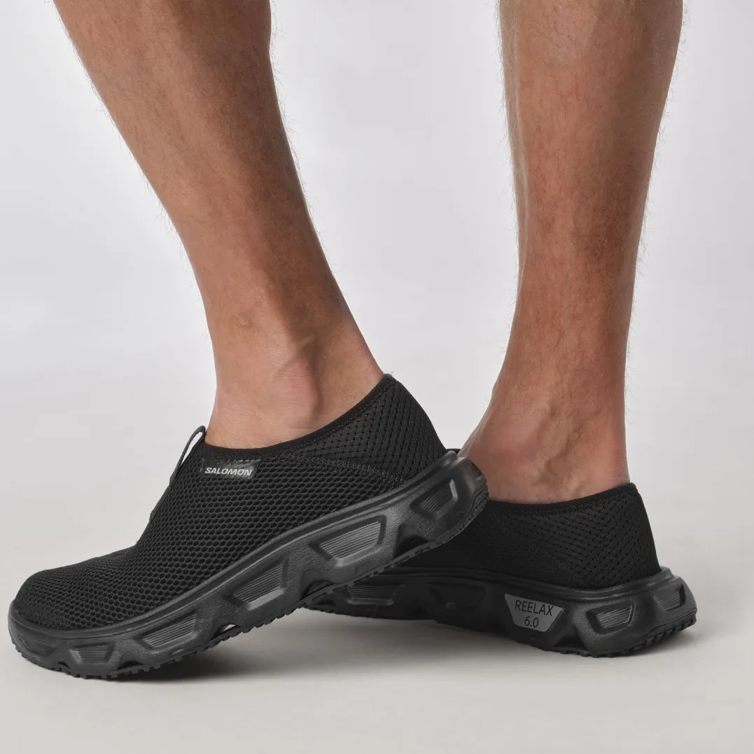 Salomon Men's Reelax Moc 6.0 Black/Black/Alloy