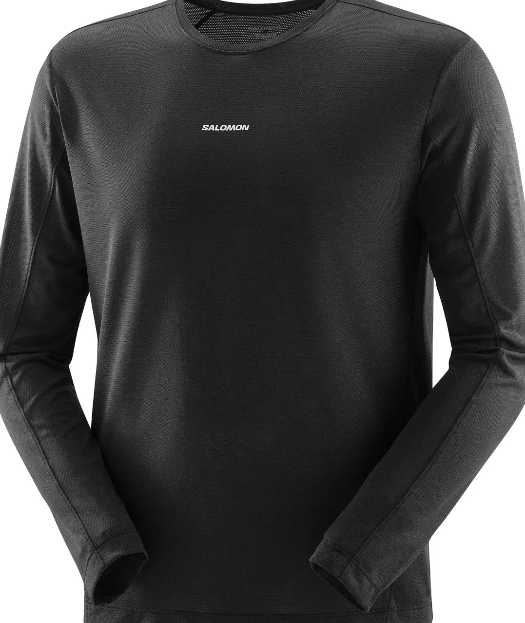 Salomon Men's Shkout Core Long Sleeve Tee Deep Black