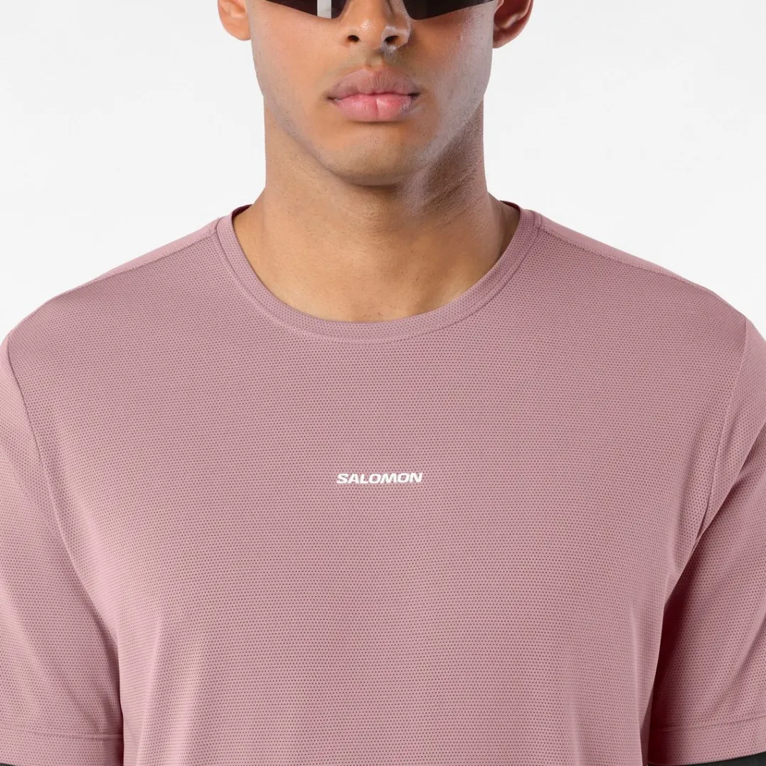 Salomon Men's Shkout Core Short Sleeve Tee Antler
