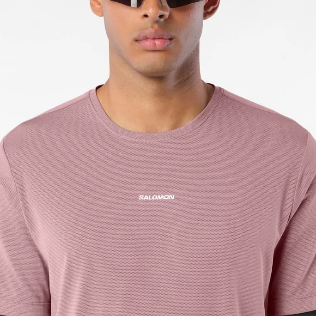 Salomon Men's Shkout Core Short Sleeve Tee Antler