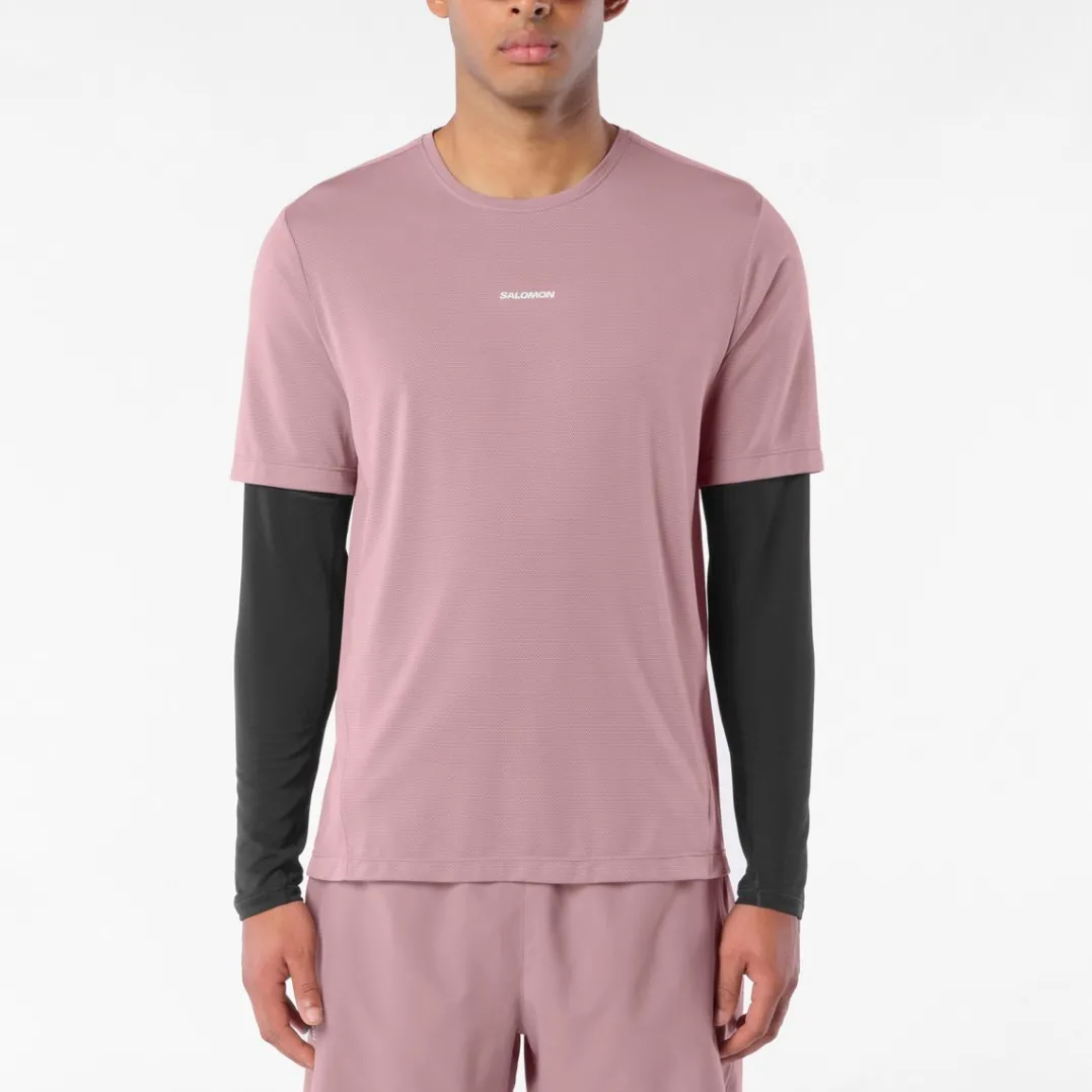 Salomon Men's Shkout Core Short Sleeve Tee Antler