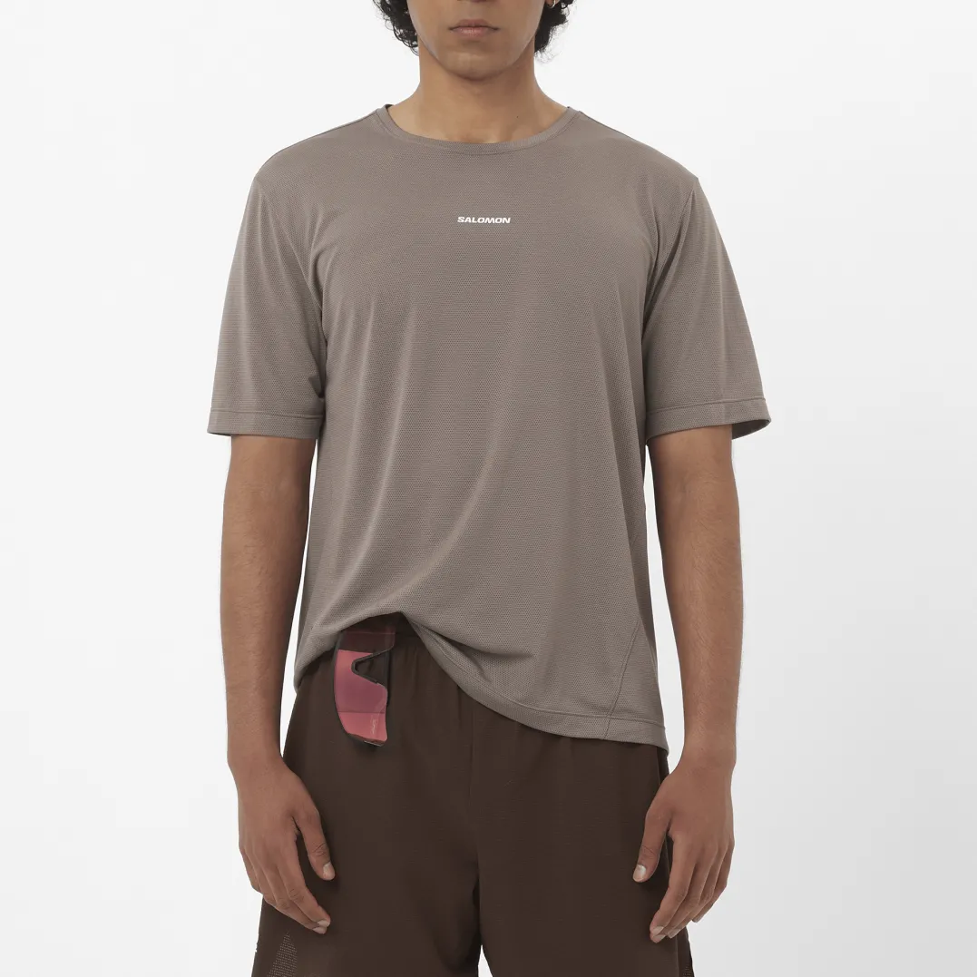 Salomon Men's Shkout Core Short Sleeve Tee Iron