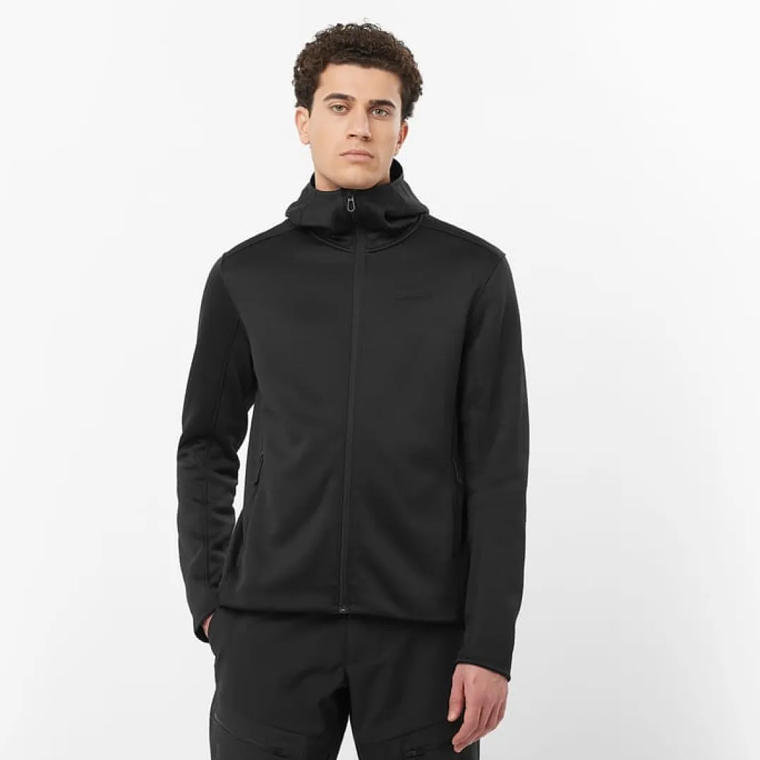 Salomon Men's Sntial Midfleece Deep Black
