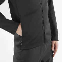 Salomon Men's Sntial Midfleece Deep Black