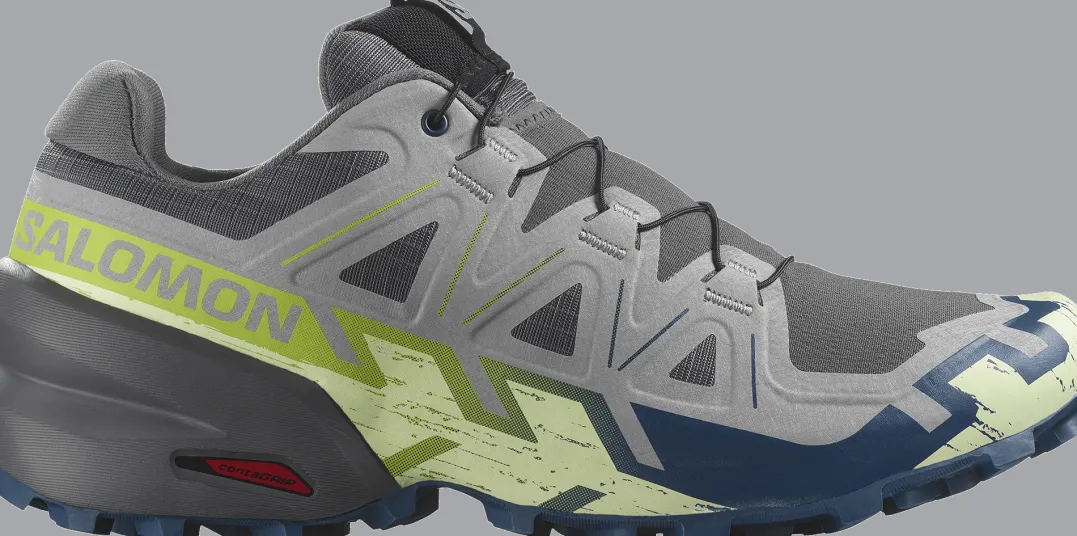 Salomon Men's Speedcross 6 Castlerock/lime Cream/poseidon
