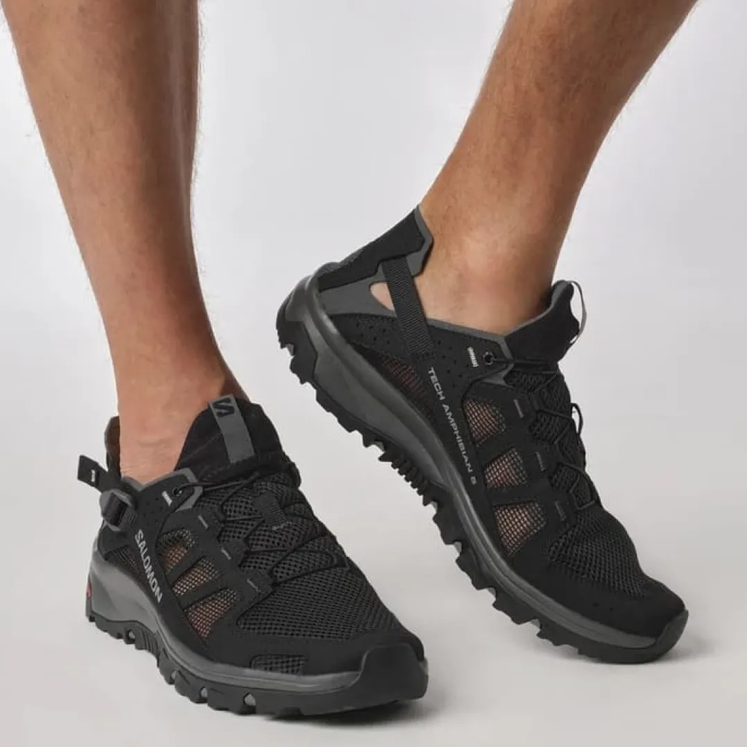 Salomon Men's Techamphibian 5 Black/Magnet/Monument