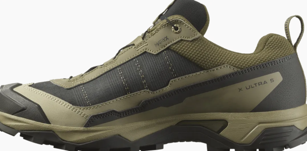 Salomon Men's X Ultra 5 GORE-TEX Martini Olive/gray Green/blue Night