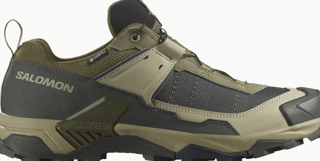 Salomon Men's X Ultra 5 GORE-TEX Martini Olive/gray Green/blue Night