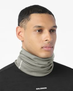 Salomon Merino Neck Gaiter U Castor Gray/