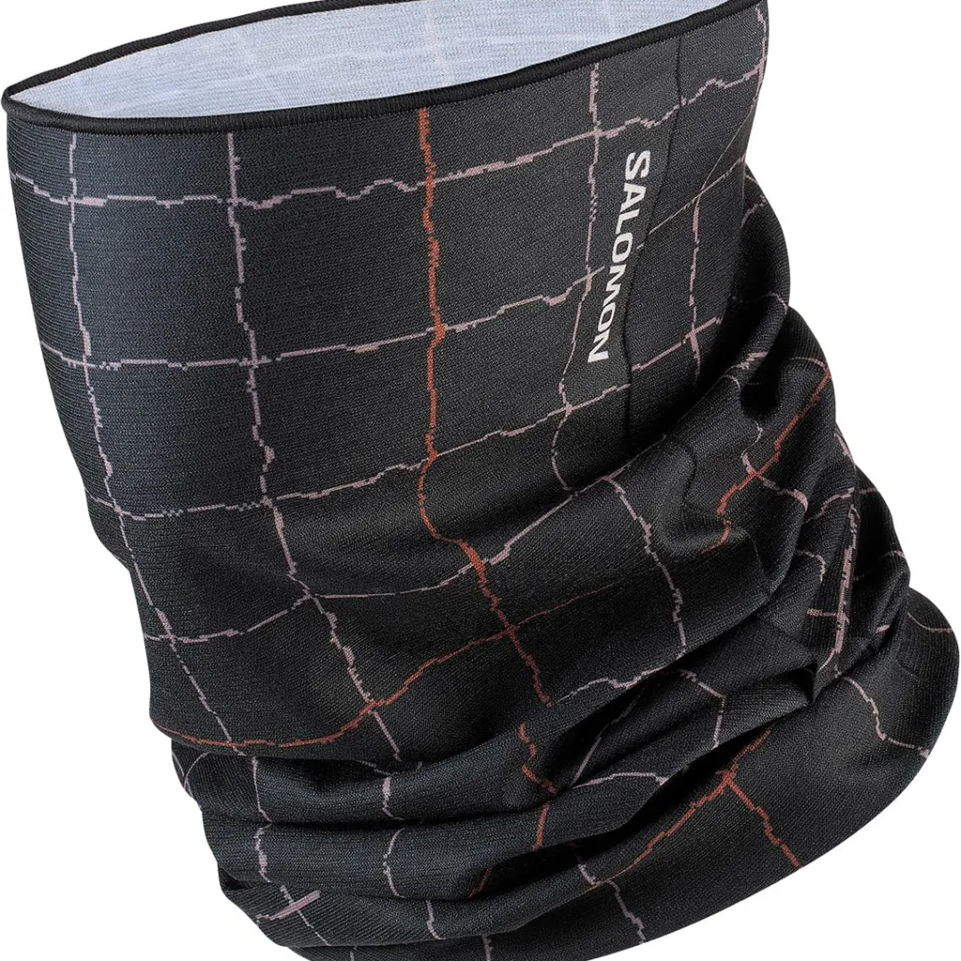 Salomon Neck Gaiter GFX U Deep Black/burnt Umber/antler