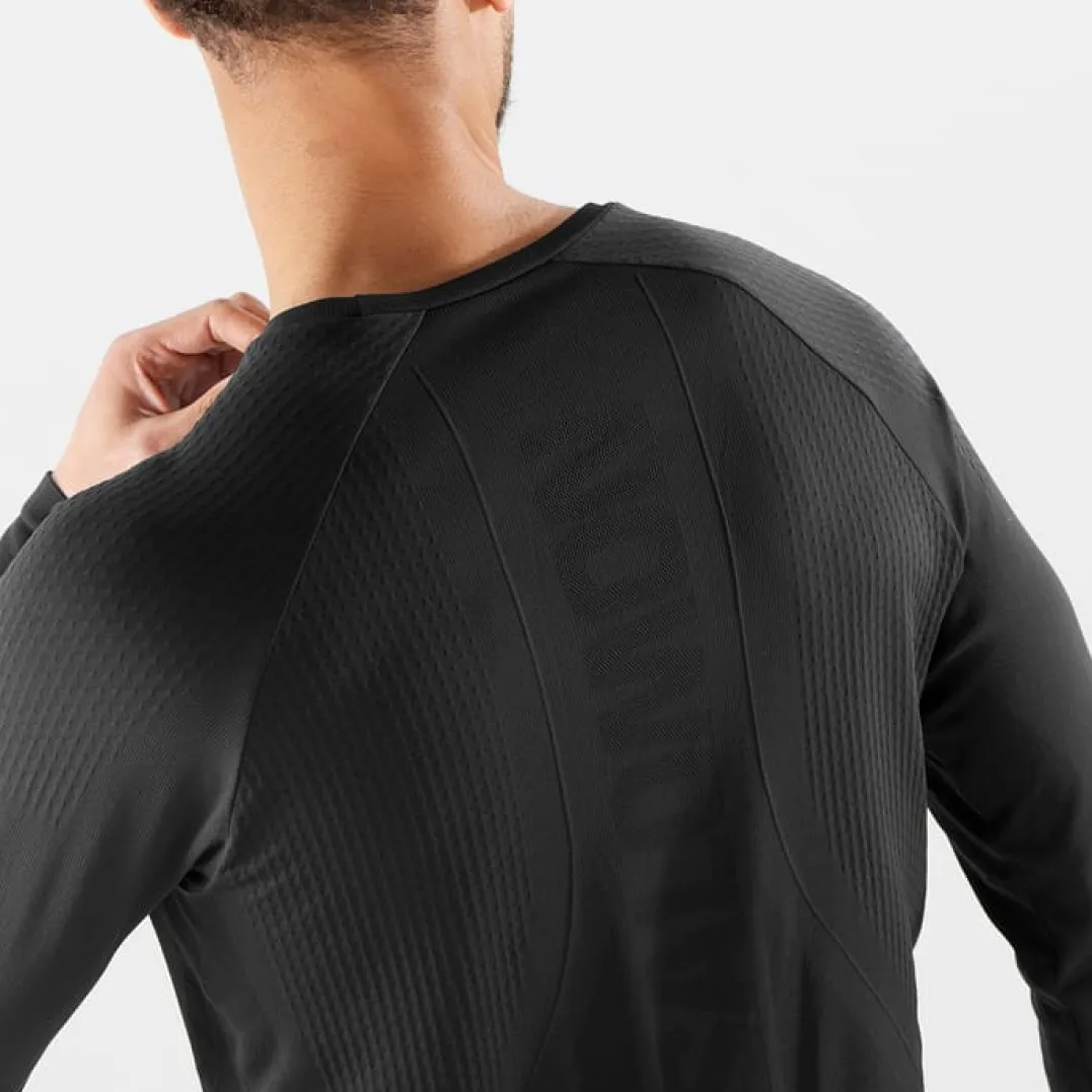 Salomon SENSE LS TEE M Deep Black