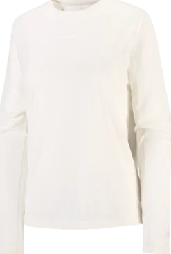 Salomon Shakeout Core Graphic Ls Tee W Whisper White/pink Frosting/icy Pin