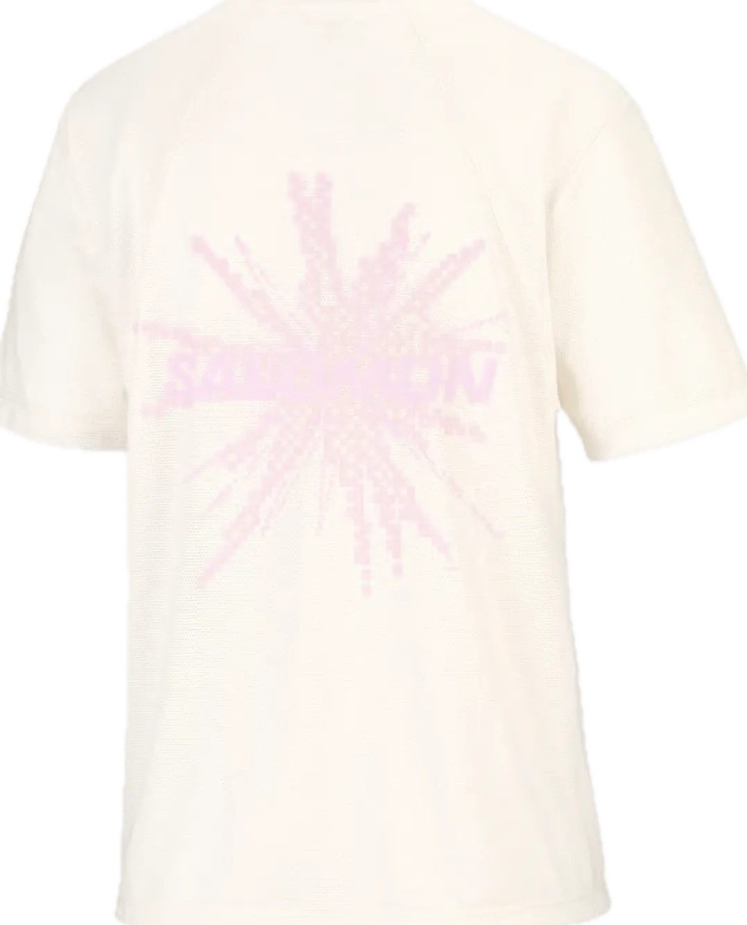 Salomon Shakeout Core Graphic Ls Tee W Whisper White/pink Frosting/icy Pin