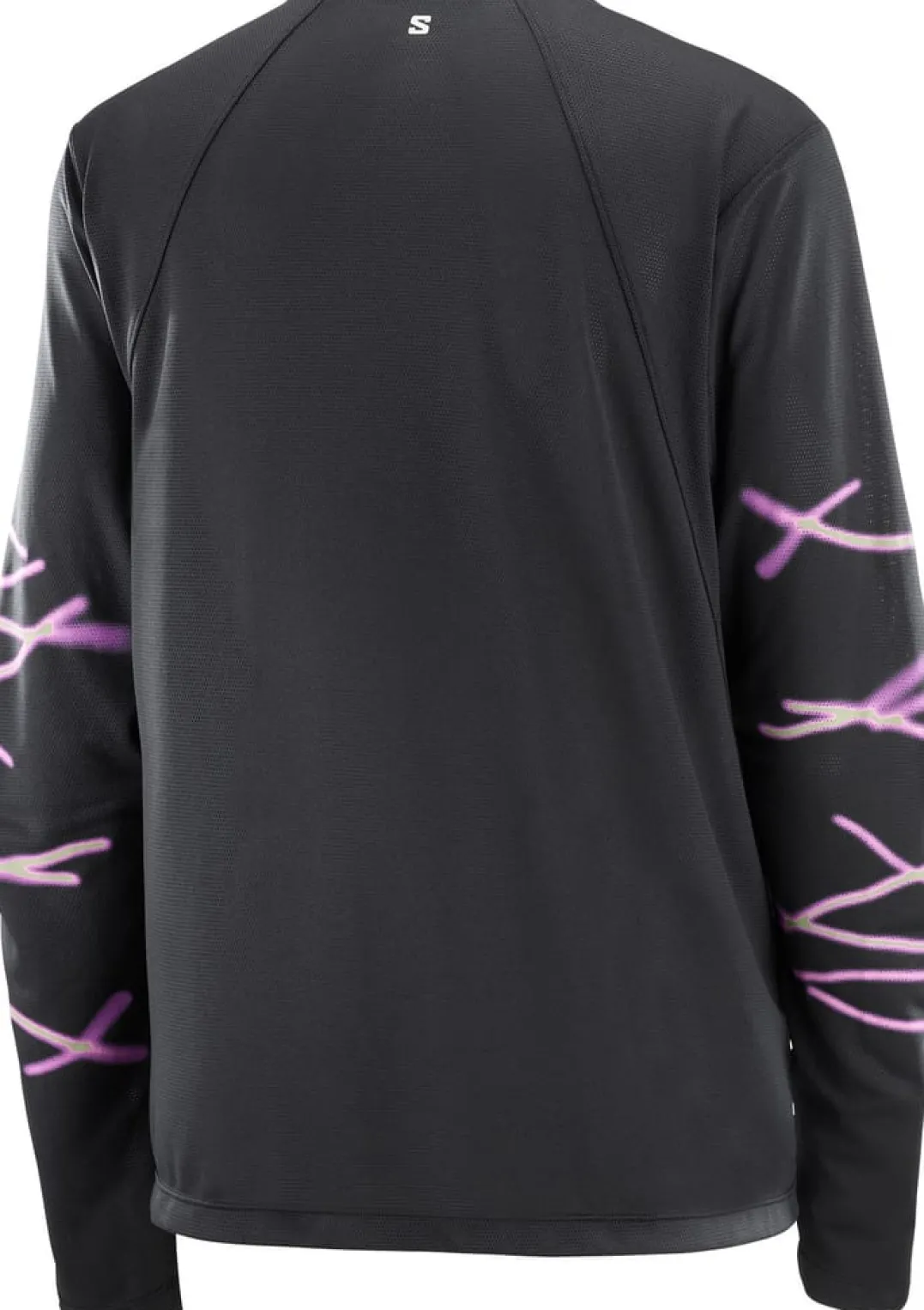 Salomon Shakeout Core Graphic Ls Tee W Deep Black