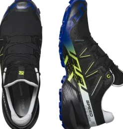 Salomon Shoes Speedcross 6 Gtx Fan Fire Black/Su Black/Surf The Web/Safety Yellow