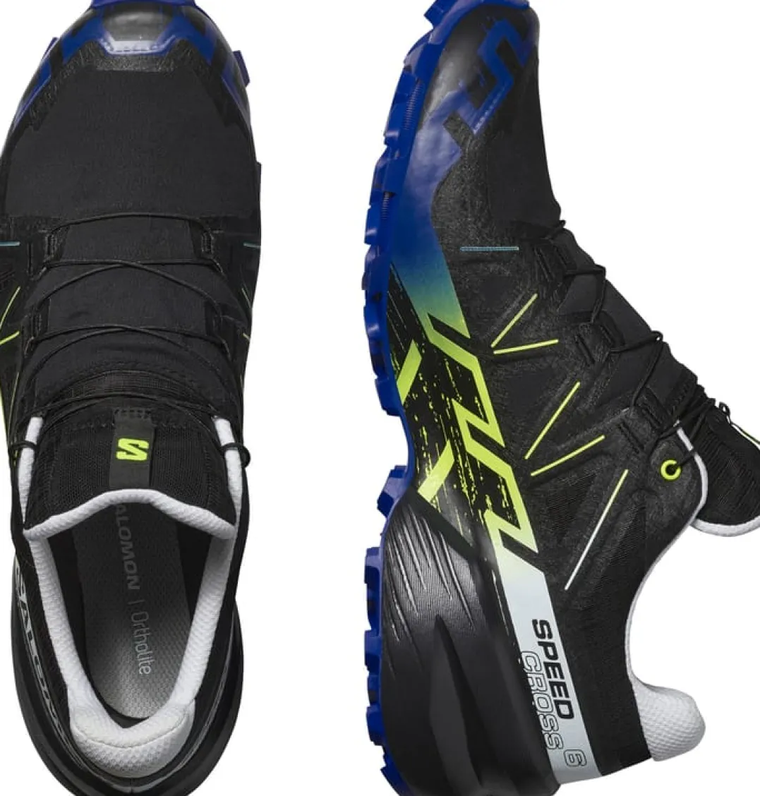Salomon Shoes Speedcross 6 Gtx Fan Fire Black/Su Black/Surf The Web/Safety Yellow