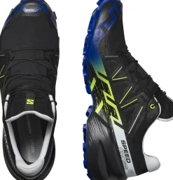 Salomon Shoes Speedcross 6 Gtx Fan Fire Black/Su Black/Surf The Web/Safety Yellow