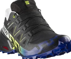 Salomon Shoes Speedcross 6 Gtx Fan Fire Black/Su Black/Surf The Web/Safety Yellow