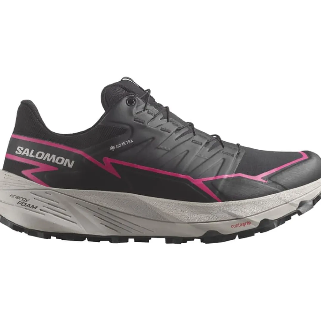 Salomon Thundercross Gtx W Black/Black/Pink Glo