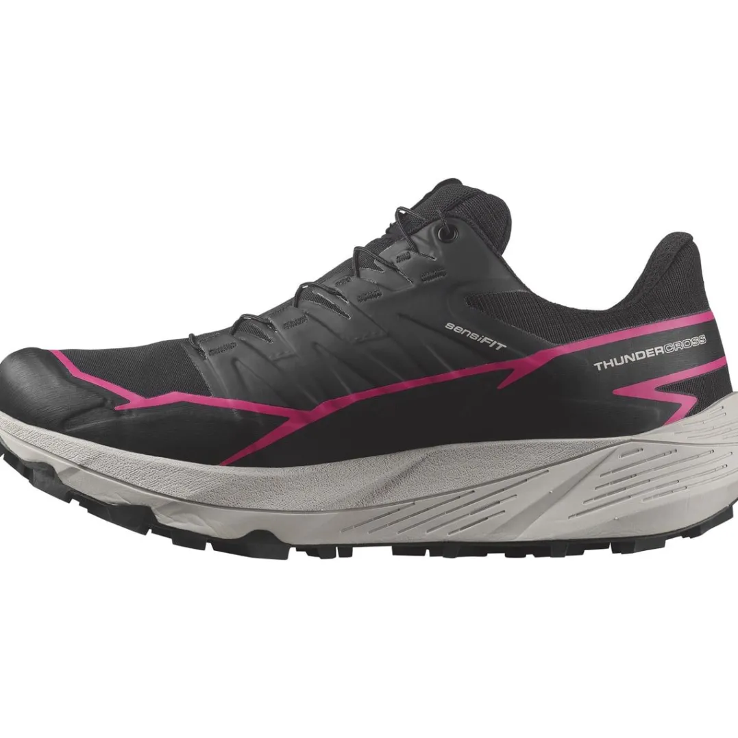 Salomon Thundercross Gtx W Black/Black/Pink Glo
