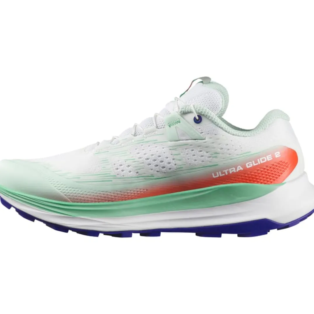 Salomon Ultra Glide 2 White / Electric Green / Cherry Tomato