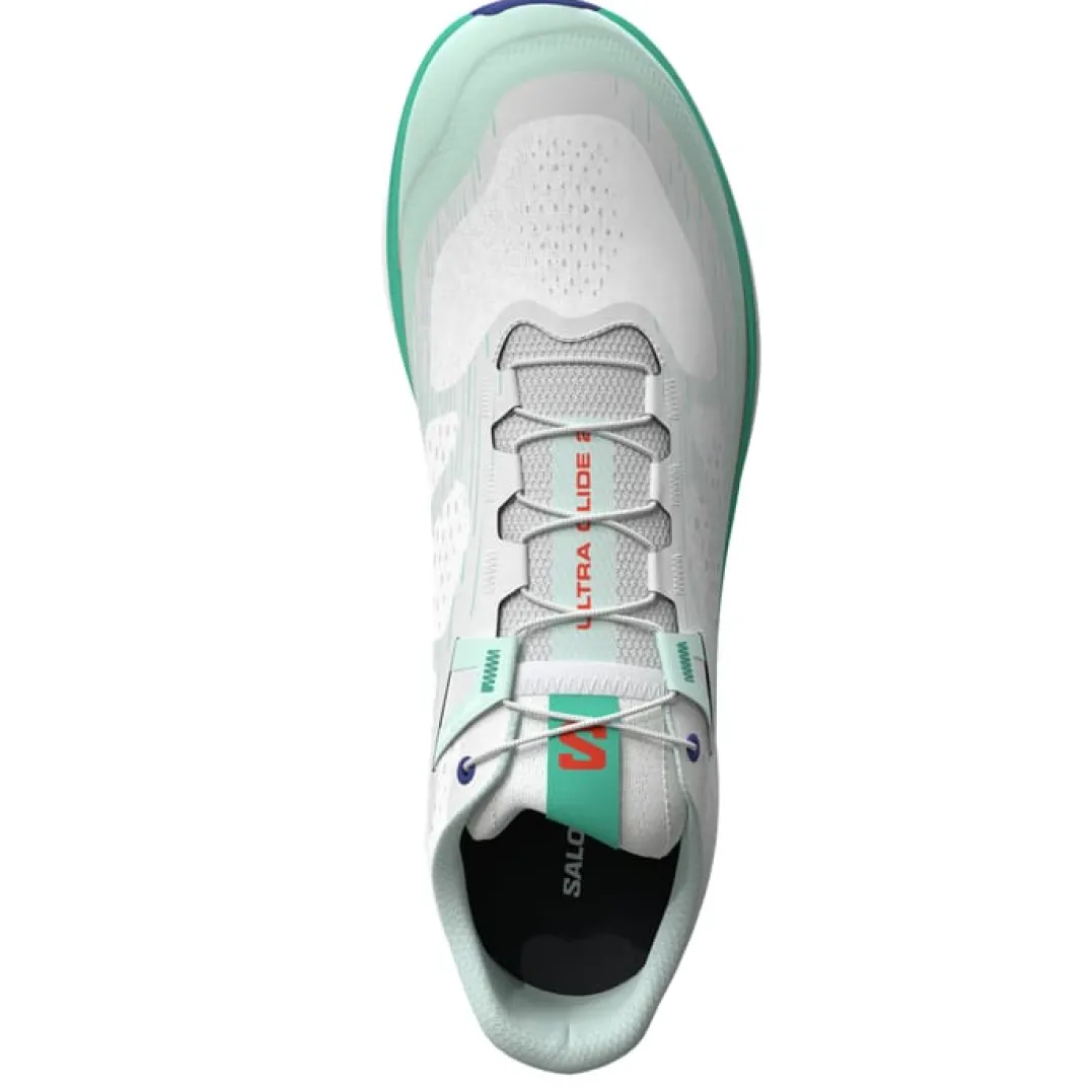 Salomon Ultra Glide 2 White / Electric Green / Cherry Tomato