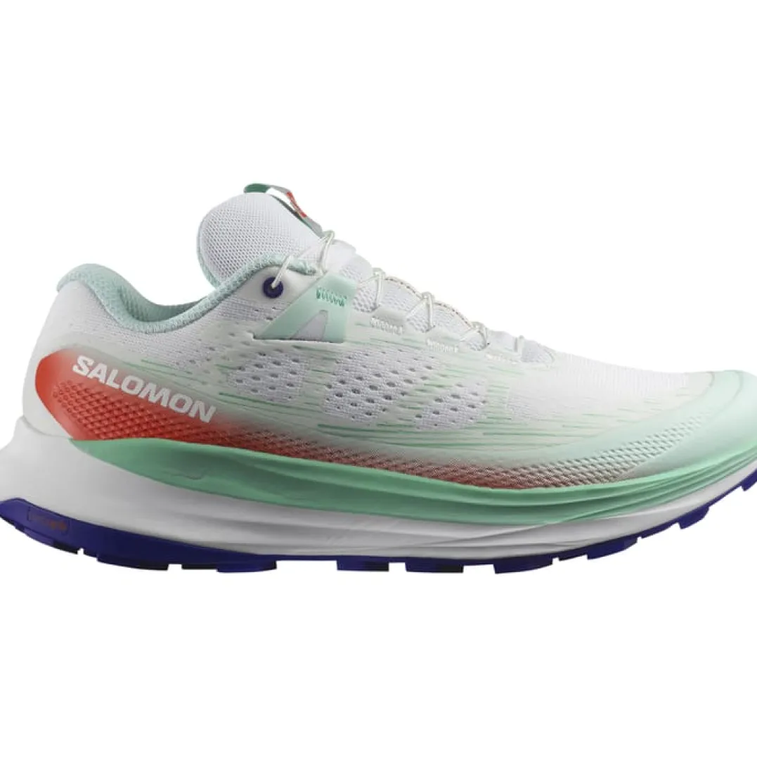 Salomon Ultra Glide 2 White / Electric Green / Cherry Tomato