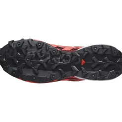 Salomon Unisex Spikecross 6 GORE-TEX Cow Hide/Black/Fiery Coral