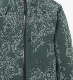 Salomon Women's Absolute 3L Print Jacket Ao/Green Gables