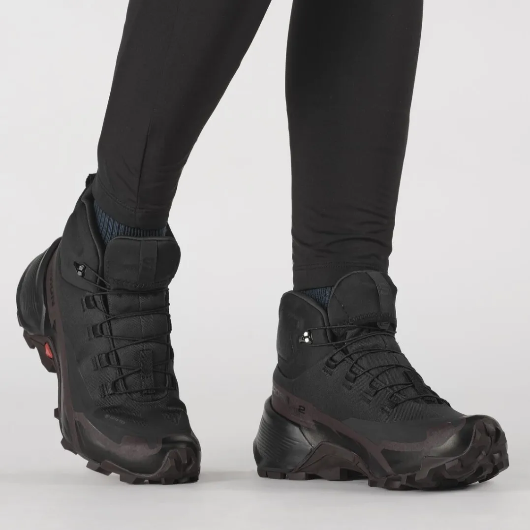 Salomon Women's Cross Hike Mid GORE-TEX 2 Black/Chocolate Plum/Black