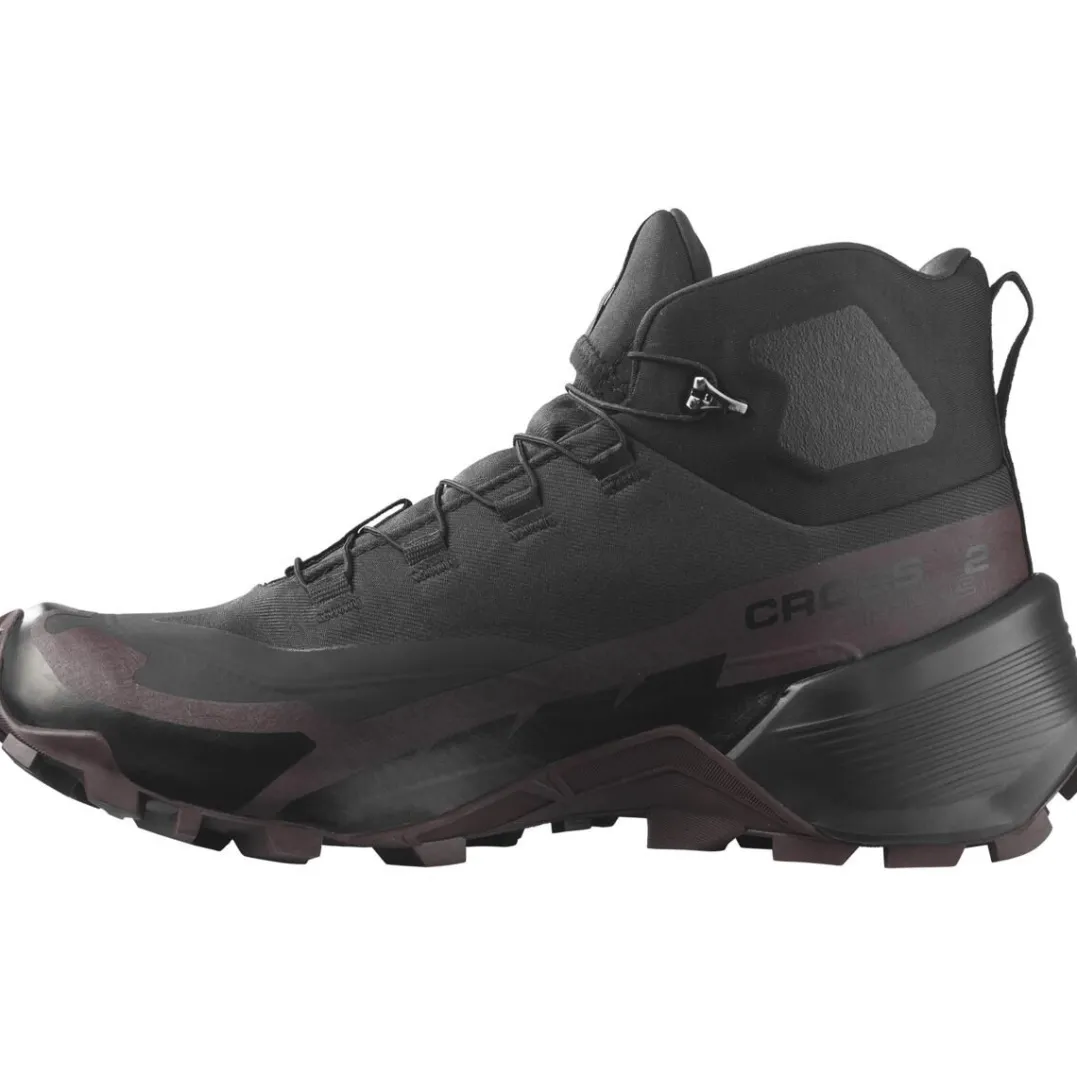 Salomon Women's Cross Hike Mid GORE-TEX 2 Black/Chocolate Plum/Black