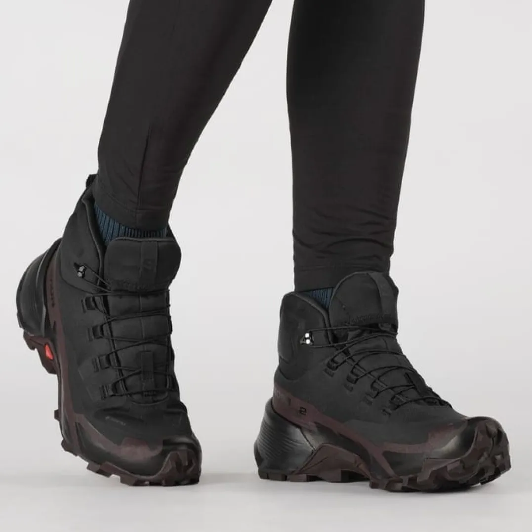 Salomon Women's Cross Hike Mid GORE-TEX 2 Black/Chocolate Plum/Black