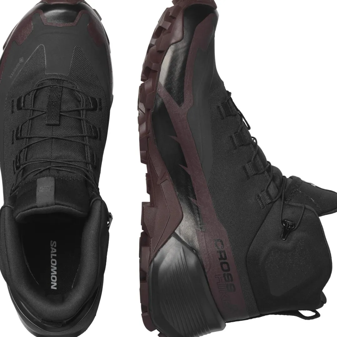 Salomon Women's Cross Hike Mid GORE-TEX 2 Black/Chocolate Plum/Black