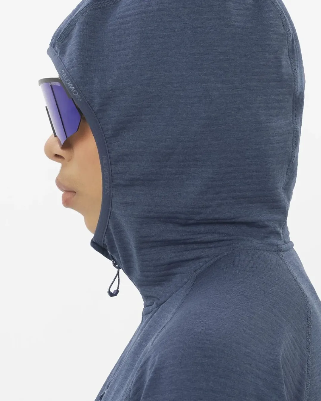 Salomon Women's Essential Lightwarm Hoodie Blue Nights