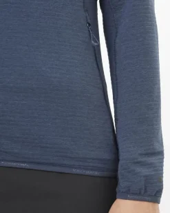 Salomon Women's Essential Lightwarm Hoodie Blue Nights
