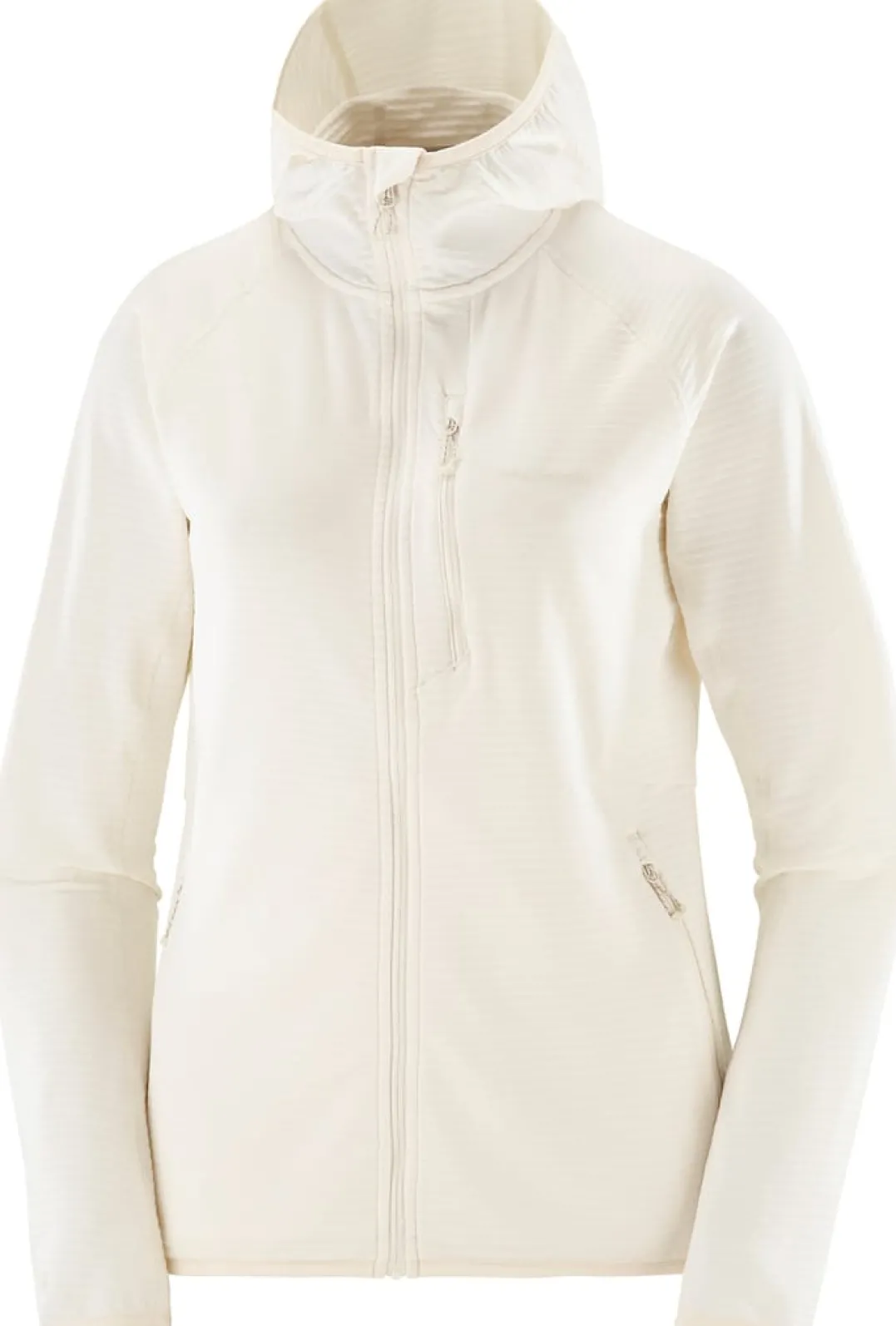 Salomon Women's Essential Lightwarm Hoodie Whisper White