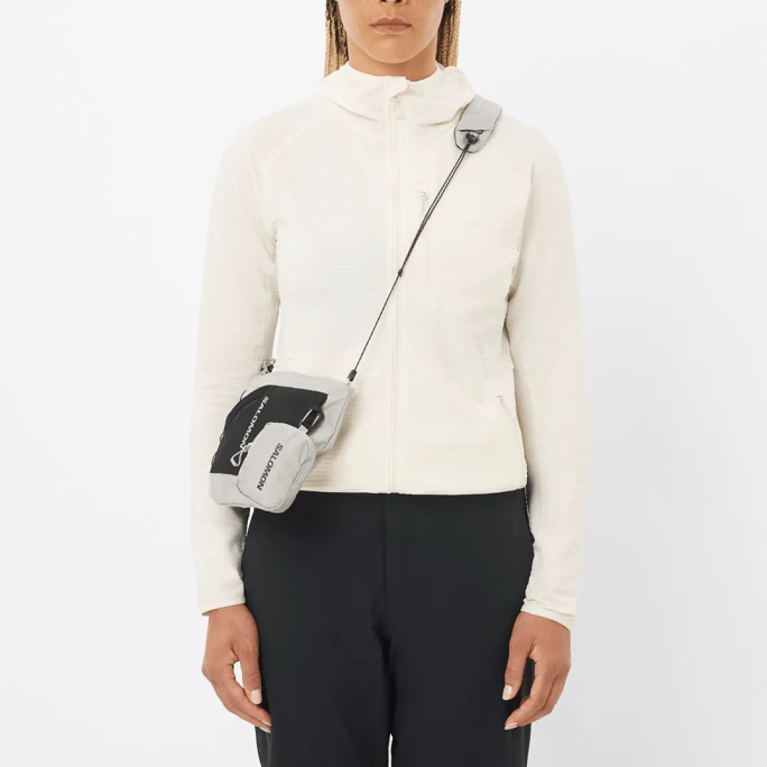 Salomon Women's Essential Lightwarm Hoodie Whisper White