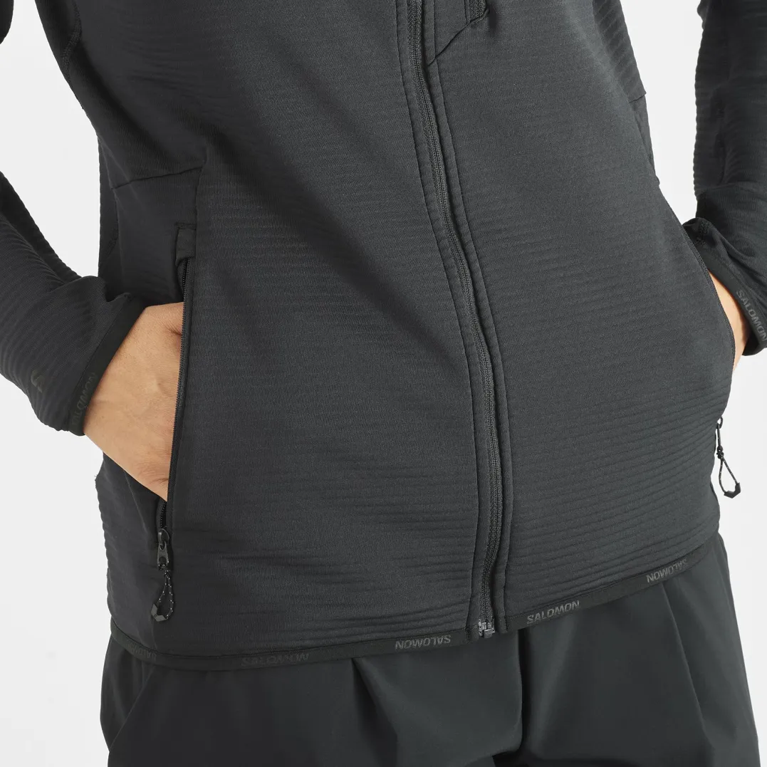 Salomon Women's Essential Lightwarm Hoodie Deep Black