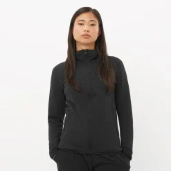 Salomon Women's Essential Lightwarm Hoodie Deep Black