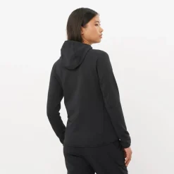 Salomon Women's Essential Lightwarm Hoodie Deep Black