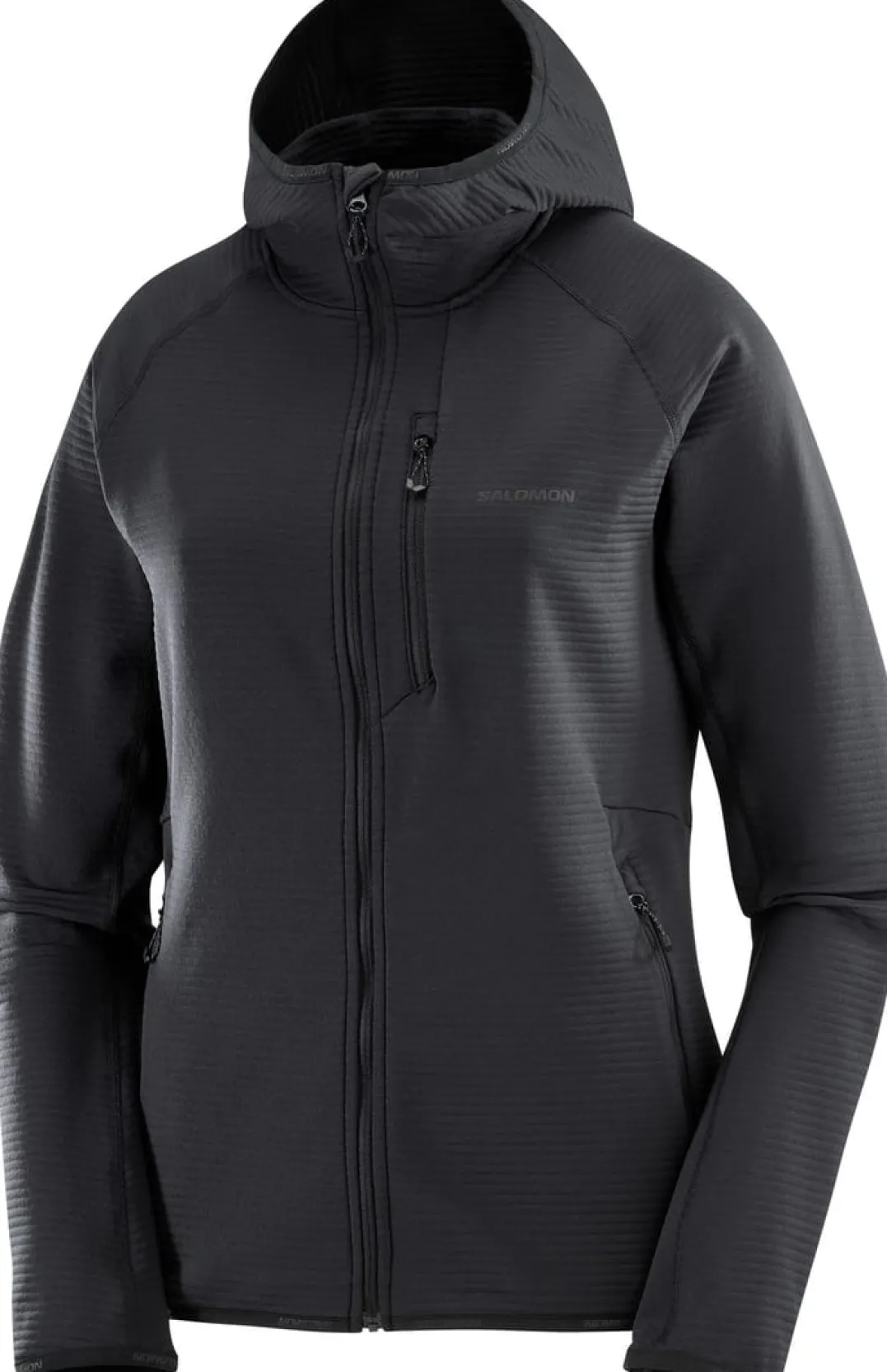 Salomon Women's Essential Lightwarm Hoodie Deep Black