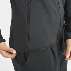 Salomon Women's Essential Lightwarm Hoodie Deep Black