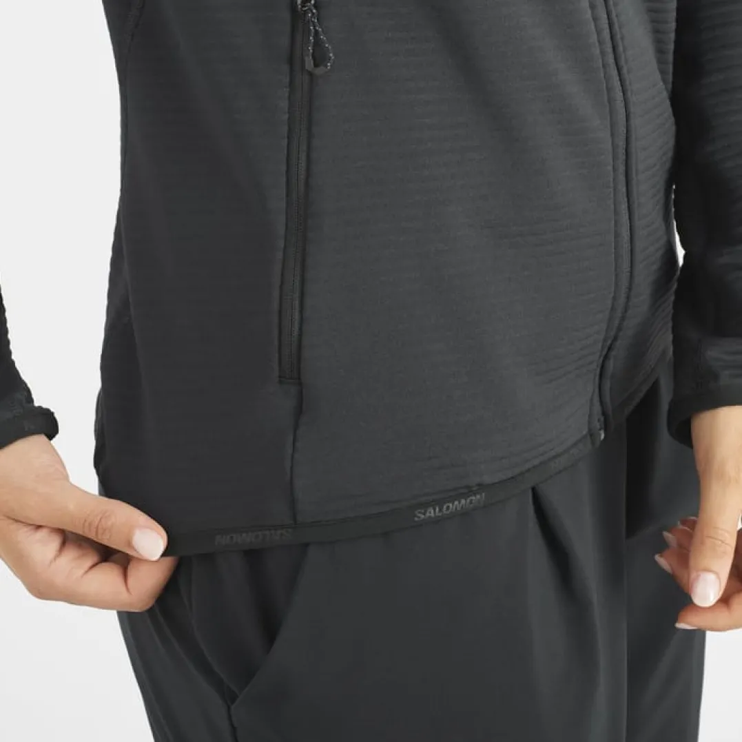 Salomon Women's Essential Lightwarm Hoodie Deep Black