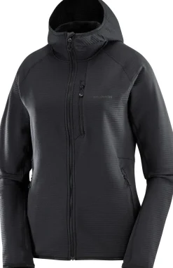 Salomon Women's Essential Lightwarm Hoodie Deep Black