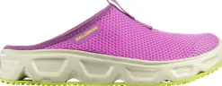 Salomon Women's Reelax Slide 6.0 Iris Orchid/Aspargus Green/Acid Lime