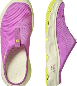 Salomon Women's Reelax Slide 6.0 Iris Orchid/Aspargus Green/Acid Lime