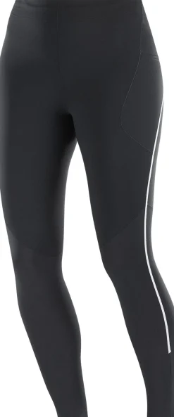 Salomon Women's Sense Aero Stow Tights Deep Black